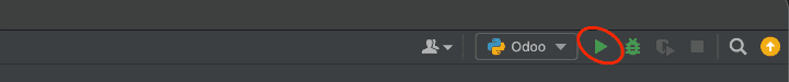 PyCharm Run Odoo