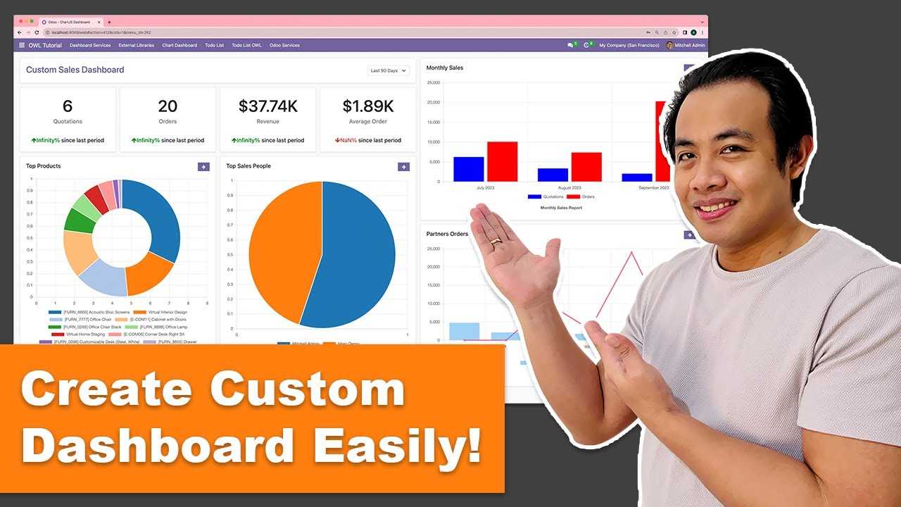 Create Odoo Custom Dashboard From Scratch