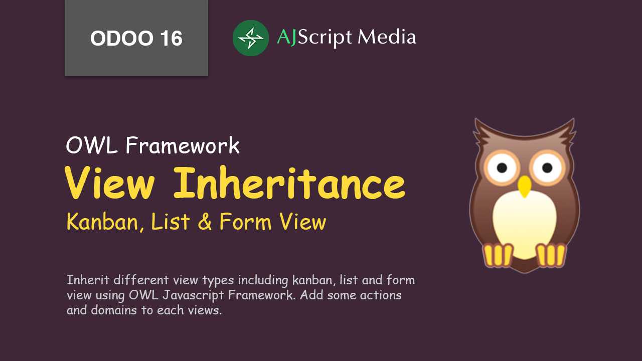 View Inheritance Using OWL Javascript Framework