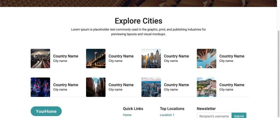 Yourhome explore cities