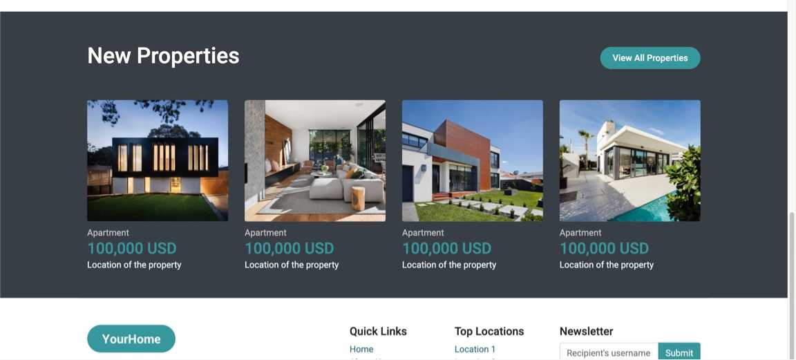 Yourhome new properties