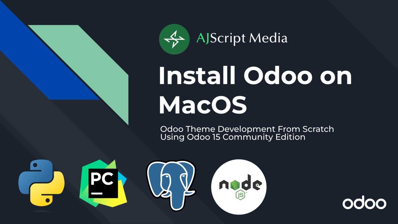 How to Install Odoo 15 on MacOS